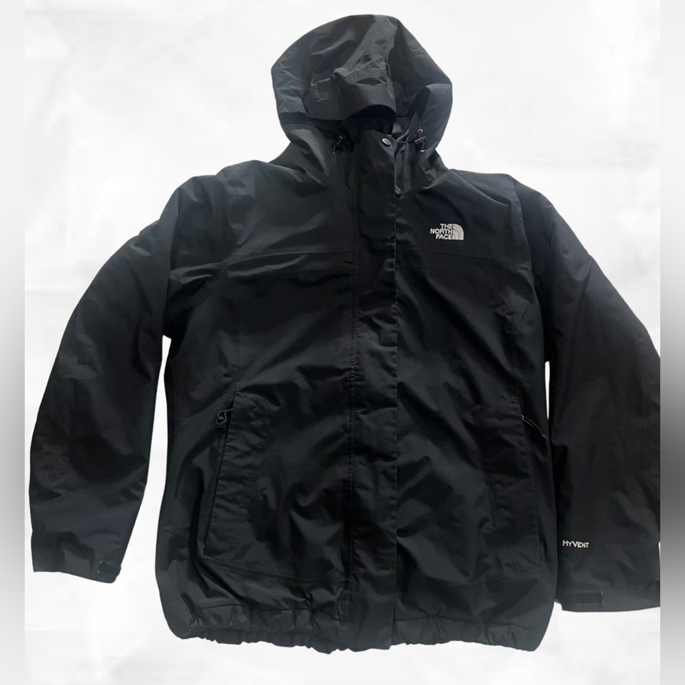 The North Face Black Triclimate Hooded Waterproof Jacket